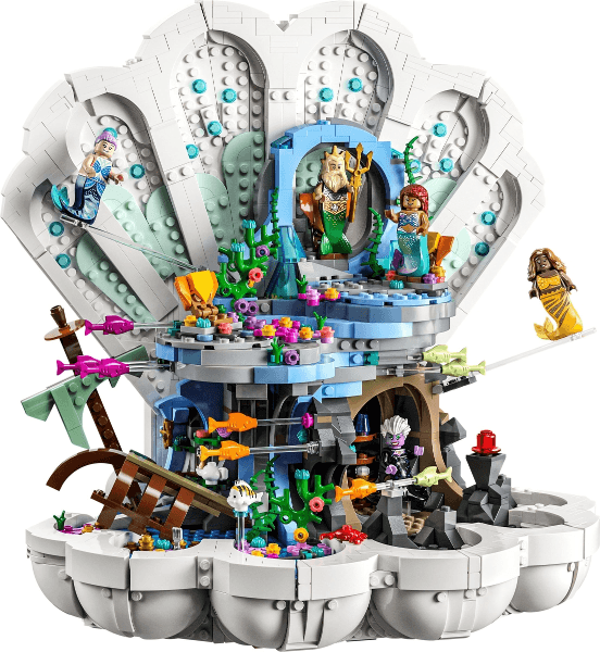 LEGO The Little Mermaid Royal Clamshell (43225-1) set, 2023