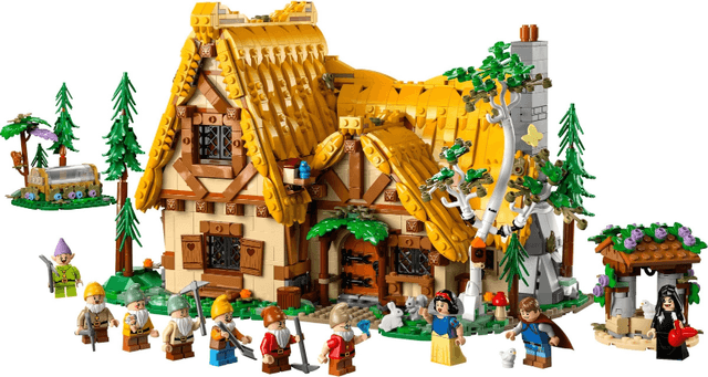 LEGO Snow White and the Seven Dwarfs' Cottage (43242-1) set, 2024