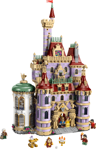 LEGO Beauty and the Beast Castle (43263-1) set, 2025