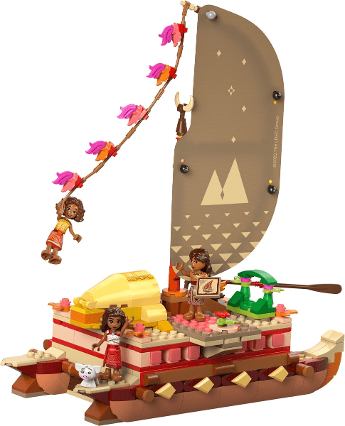 LEGO Moana's Adventure Canoe (43270-1) set, 2025