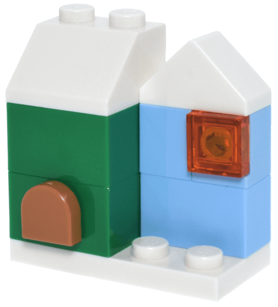 LEGO Advent Calendar 2025, Disney Frozen (Day 16) -  Green and Bright Light Blue Arendelle House (43273-17) set, 2025
