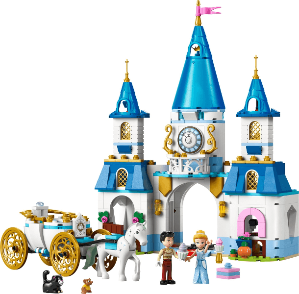 LEGO Cinderella's Castle & Horse Carriage (43275-1) set, 2025