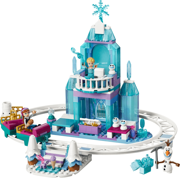 LEGO Elsa's Ice Castle & Snow Ride Adventure (43281-1) set, 2026