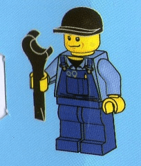 LEGO Advent Calendar 2012, City (Day  9) - Mechanic with Wrench (4428-10) set, 2012