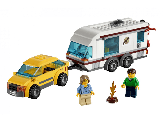 LEGO Car and Caravan (4435-1) set, 2012