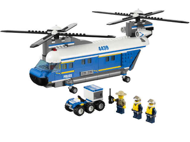 LEGO Heavy-Duty Helicopter (4439-1) set, 2012