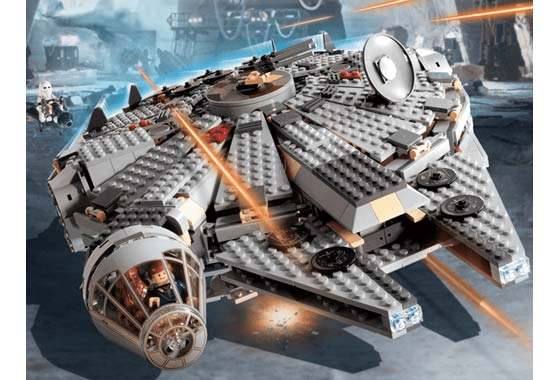 LEGO Millennium Falcon (Redesign), Blue box (4504-1) set, 2004