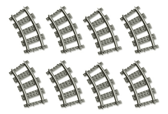 LEGO Curved Rails (4520-1) set, 1991
