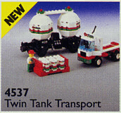 LEGO Twin Tank Transport (4537-1) set, 1993