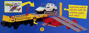 LEGO Car Transport Wagon with Car (4544-1) set, 1994