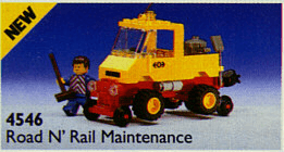 LEGO Road and Rail Maintenance (4546-1) set, 1991