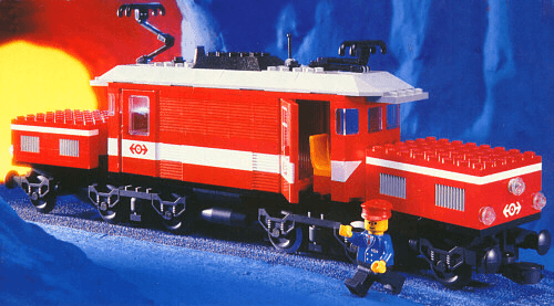 LEGO Crocodile Locomotive (4551-1) set, 1991