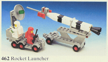 LEGO Mobile Rocket Launcher (462-1) set, 1979