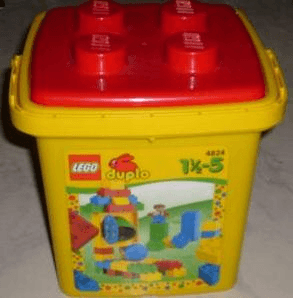 LEGO Duplo Bucket, Medium (4824-1) set, 2000