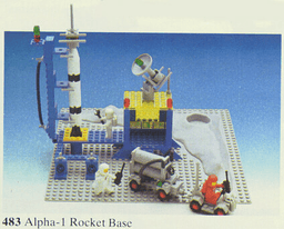 LEGO Alpha-1 Rocket Base (483-1) set