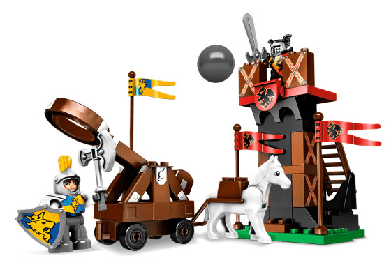 LEGO Sentry & Catapult (4863-1) set, 2008