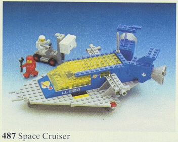 LEGO Space Cruiser (487-1) set, 1979