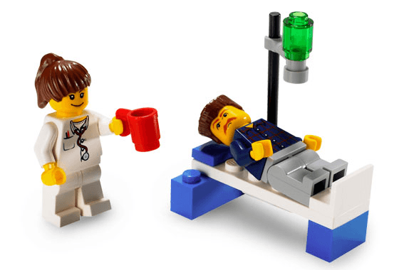 LEGO Doc & Patient polybag (4936-1) set, 2007