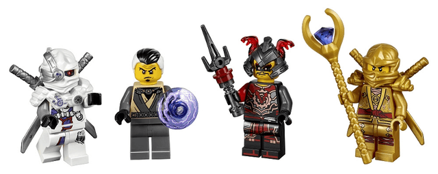 LEGO Bricktober Minifigure Collection 1/4 - Ninjago (2017 Toys "R" Us Exclusive) (5004938-1) set, 2017