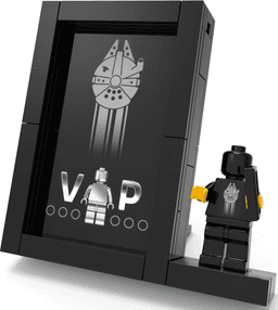Black VIP Frame (Card Display) polybag