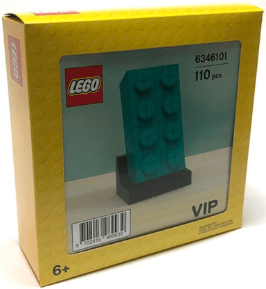 Buildable 2 x 4 Dark Turquoise Brick