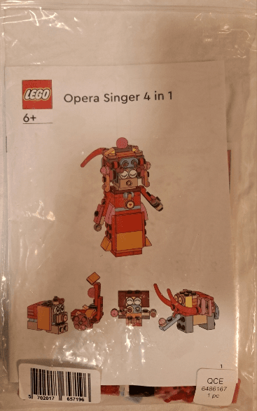 LEGO LEGO Brand Store Exclusive Build - Opera Singer 4 in 1 (5008063-1) set, 2024
