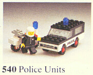 LEGO Police Units (540-2) set, 1979