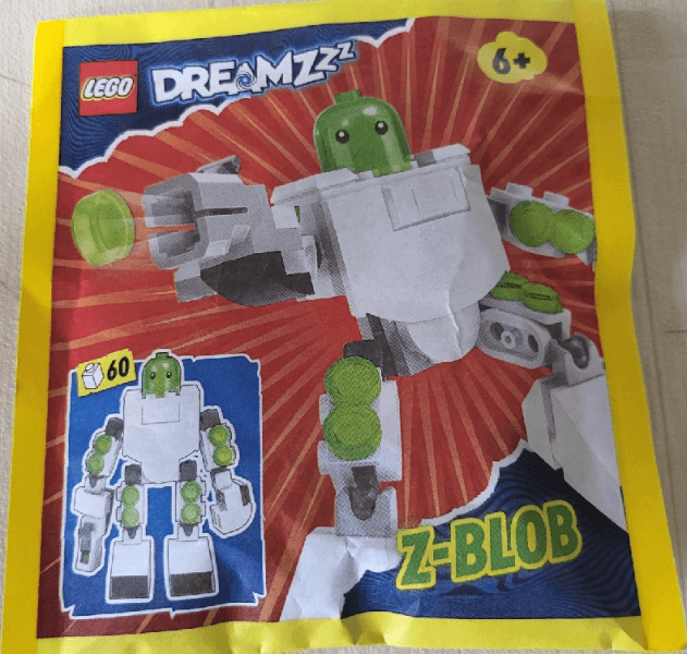 LEGO Z-Blob Mech paper bag (552403-1) set, 2024