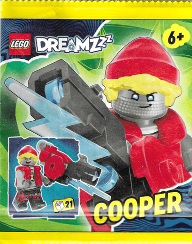 Cooper with Giga-Shooter paper bag
