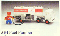 LEGO Exxon Fuel Pumper (554-1) set, 1979