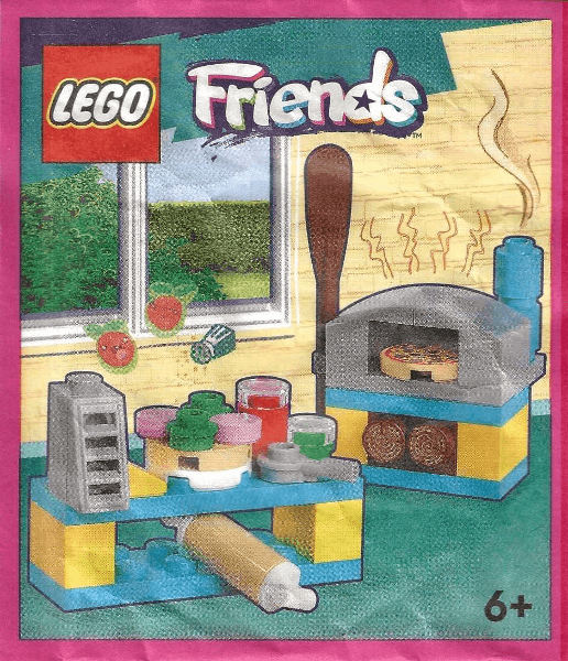 LEGO Pizza Bakery (Baking Set) paper bag (562401-1) set, 2024