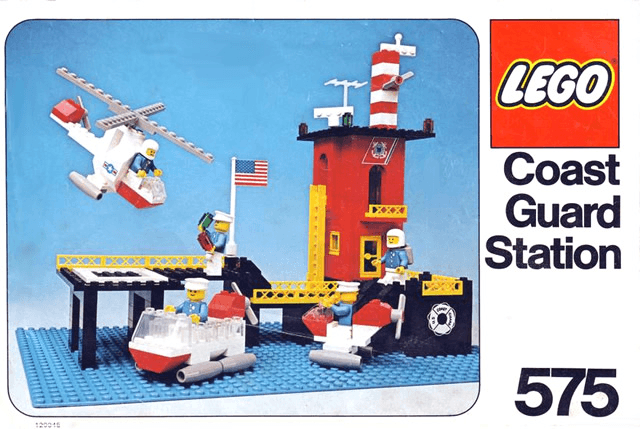 LEGO Coast Guard Station (575-1) set, 1978