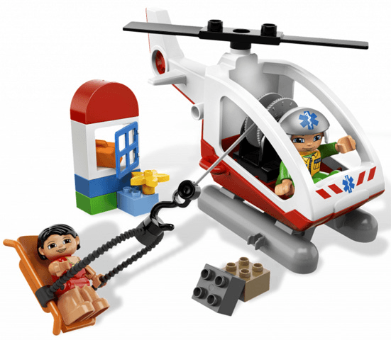 LEGO Emergency Helicopter (5794-1) set, 2011