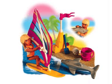 LEGO Dolphin Windsurfer (Wind Surfer) (5844-1) set, 1998