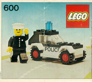 LEGO Police Patrol (600-2) set, 1978
