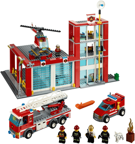 LEGO Fire Station (60004-1) set, 2013