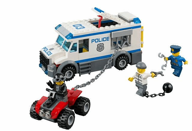 LEGO Prisoner Transporter (60043-1) set, 2014