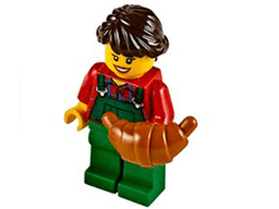 Advent Calendar 2014, City (Day  5) - Girl with Croissant