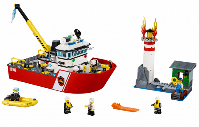 LEGO Fire Boat (60109-1) set, 2016