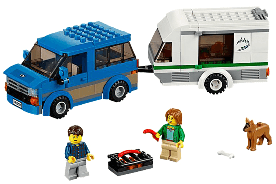LEGO Van & Caravan (60117-1) set, 2016