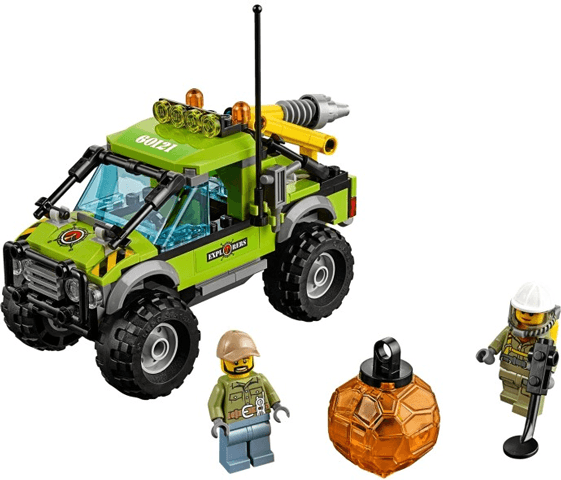 LEGO Volcano Exploration Truck (60121-1) set, 2016