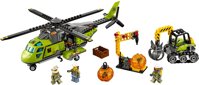 LEGO Volcano Supply Helicopter (60123-1) set, 2016