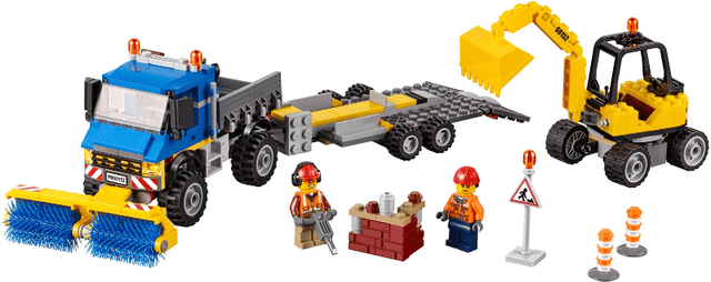 LEGO Sweeper & Excavator (60152-1) set, 2017