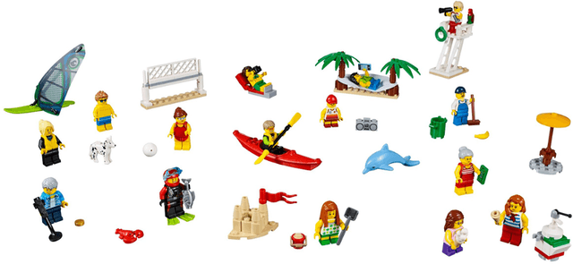 LEGO People pack - Fun at the beach (60153-1) set, 2017