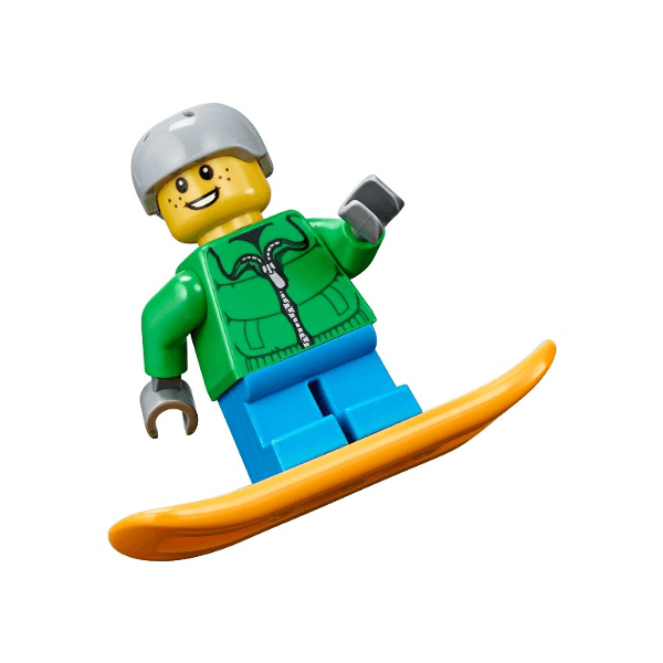 LEGO Advent Calendar 2017, City (Day  2) - Snowboarder (60155-3) set, 2017