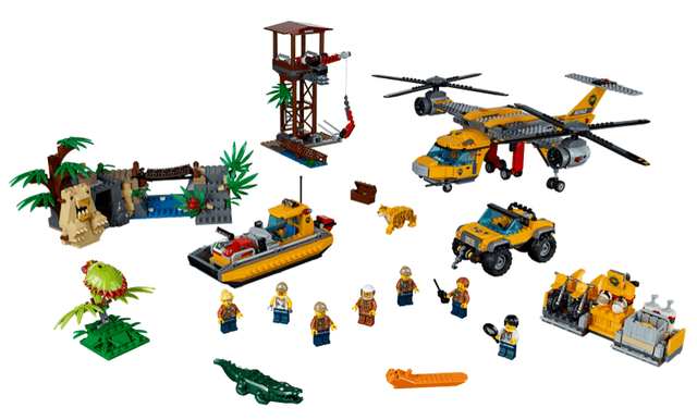 LEGO Jungle Air Drop Helicopter (60162-1) set, 2017