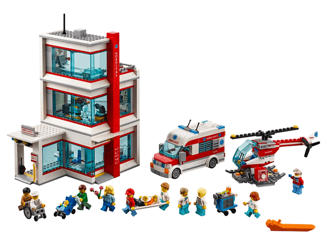 LEGO City Hospital (60204-1) set, 2018