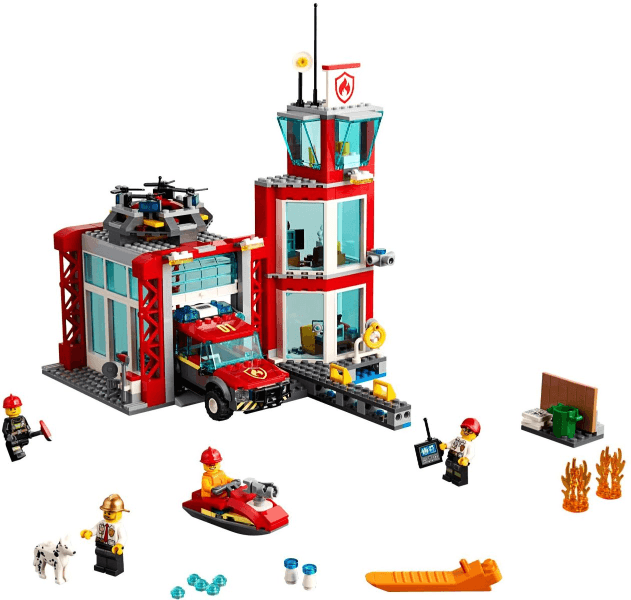 LEGO Fire Station (60215-1) set, 2019