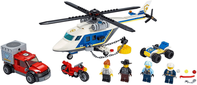 LEGO Police Helicopter Chase (60243-1) set, 2020
