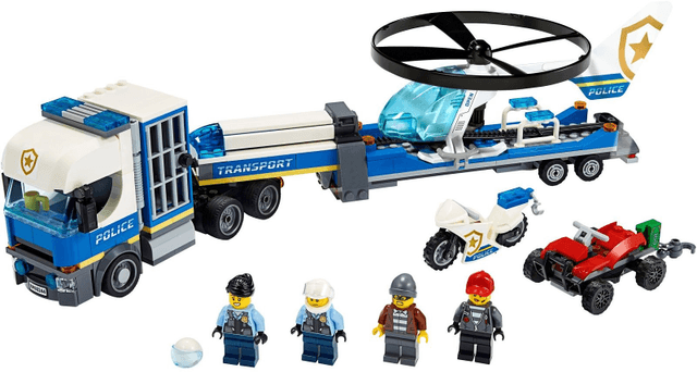 LEGO Police Helicopter Transport (60244-1) set, 2020